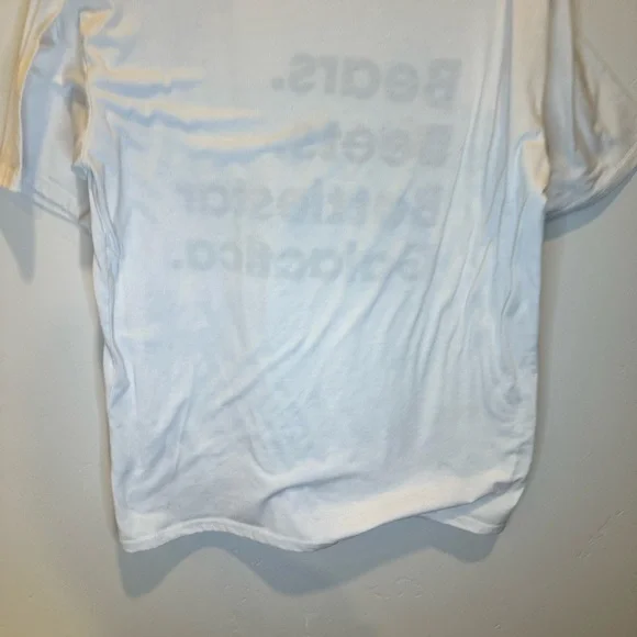 Bears Beats Battlestar Galactica White T-Shirt Size Small Unisex - Picture 2 of 2